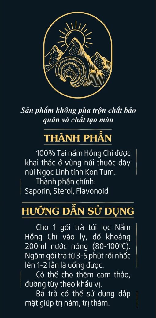 Trà Túi Lọc Nấm Hồng Chi - Hình ảnh 4